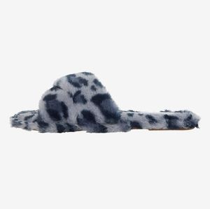 Nine West Cozy Leopard Print Slippers